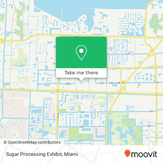 Sugar Processing Exhibit map
