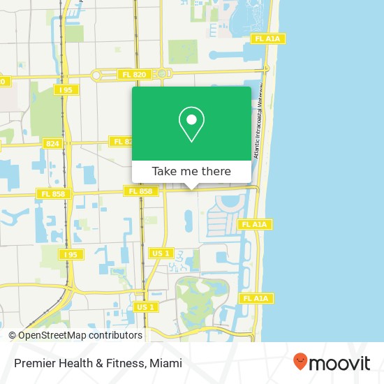 Premier Health & Fitness map