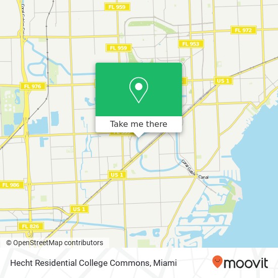 Hecht Residential College Commons map