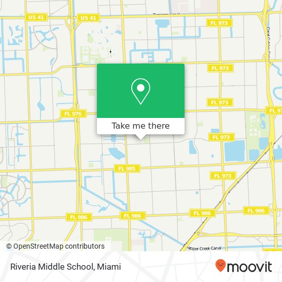 Mapa de Riveria Middle School