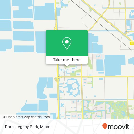 Mapa de Doral Legacy Park