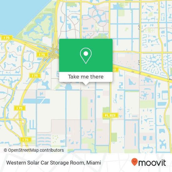 Mapa de Western Solar Car Storage Room