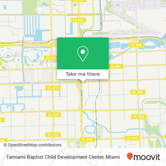 Tamiami Baptist Child Development Center map