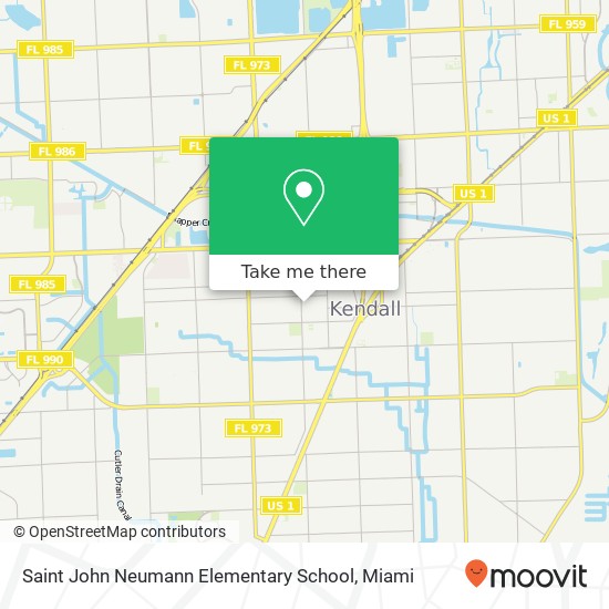 Saint John Neumann Elementary School map