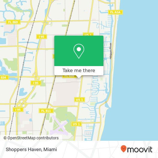 Shoppers Haven map