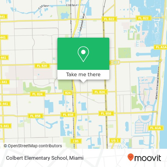 Mapa de Colbert Elementary School