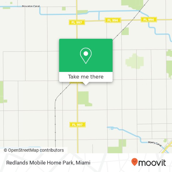 Mapa de Redlands Mobile Home Park