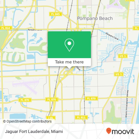 Jaguar Fort Lauderdale map