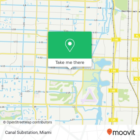 Canal Substation map