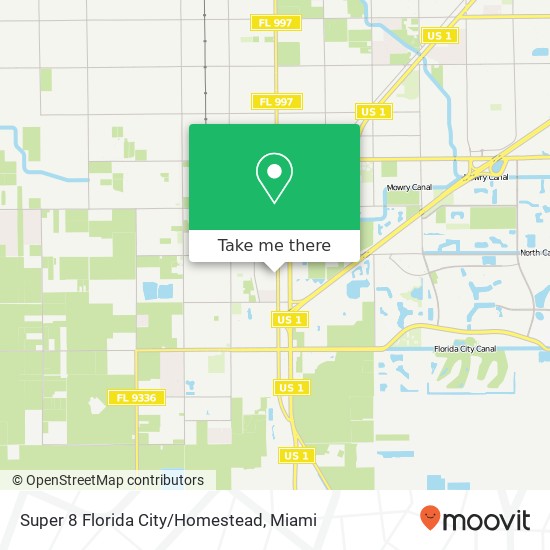 Super 8 Florida City/Homestead map