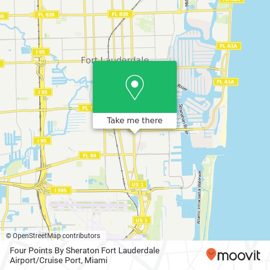 Mapa de Four Points By Sheraton Fort Lauderdale Airport / Cruise Port