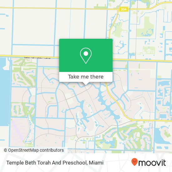 Mapa de Temple Beth Torah And Preschool