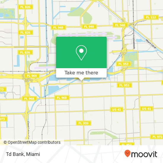 Td Bank map