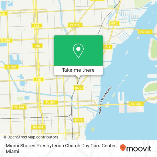 Mapa de Miami Shores Presbyterian Church Day Care Center