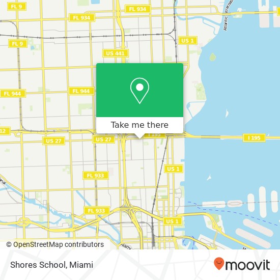 Shores School map