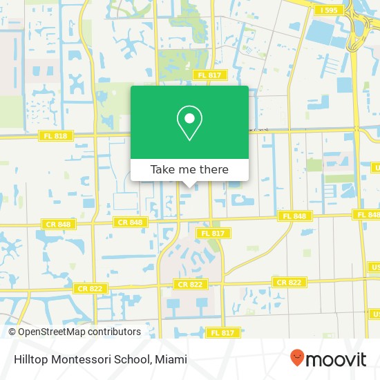 Mapa de Hilltop Montessori School