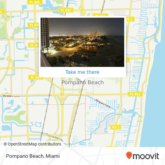 Pompano Beach map