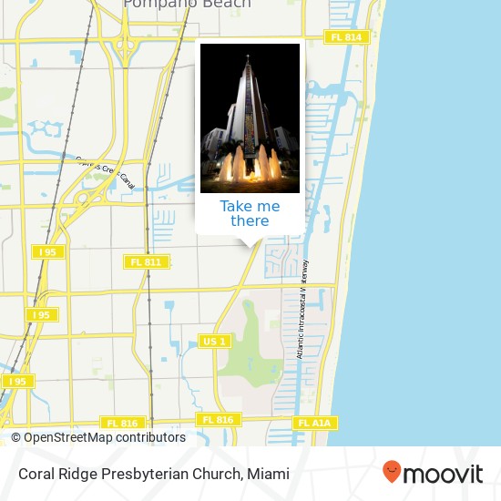 Coral Ridge Presbyterian Church map