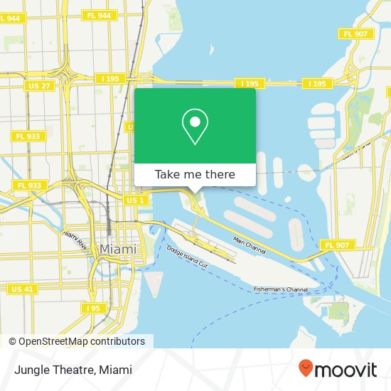 Mapa de Jungle Theatre