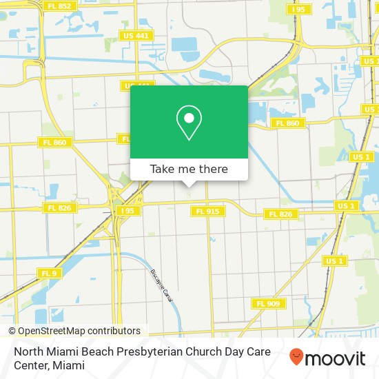 North Miami Beach Presbyterian Church Day Care Center map