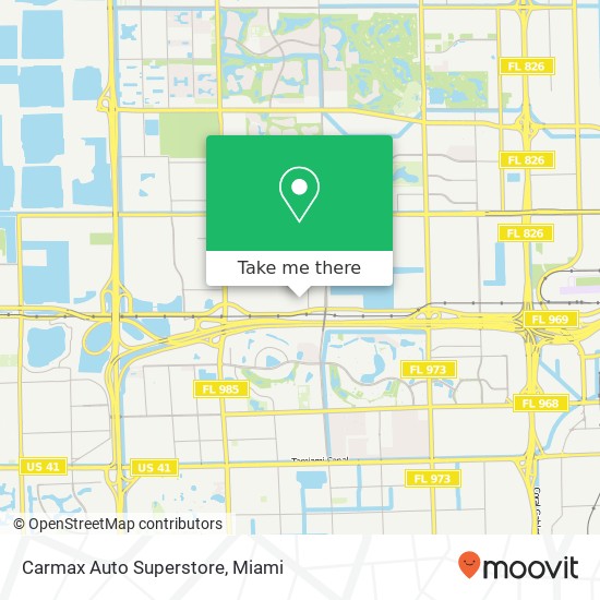 Mapa de Carmax Auto Superstore