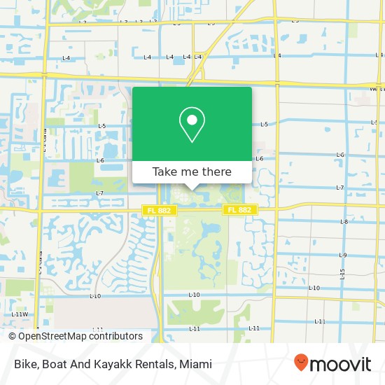 Mapa de Bike, Boat And Kayakk Rentals