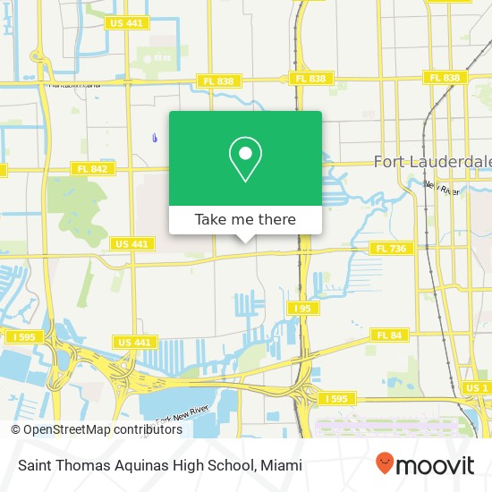 Mapa de Saint Thomas Aquinas High School