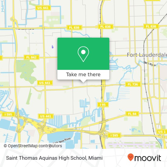 Saint Thomas Aquinas High School map