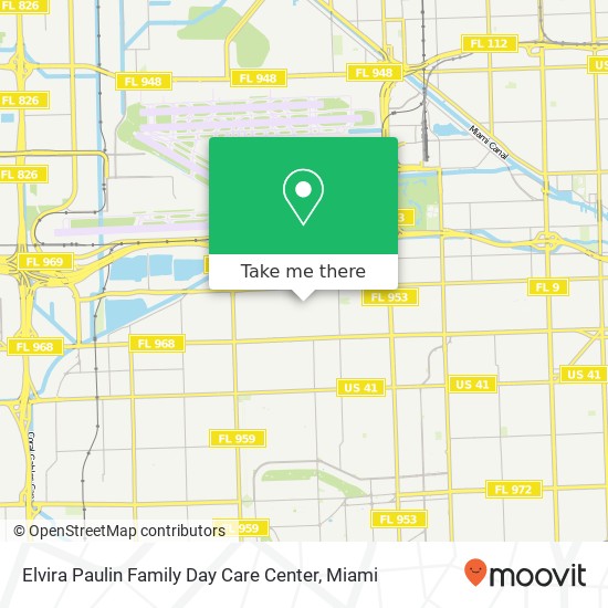 Elvira Paulin Family Day Care Center map