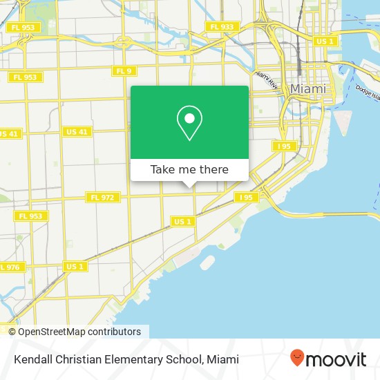 Kendall Christian Elementary School map