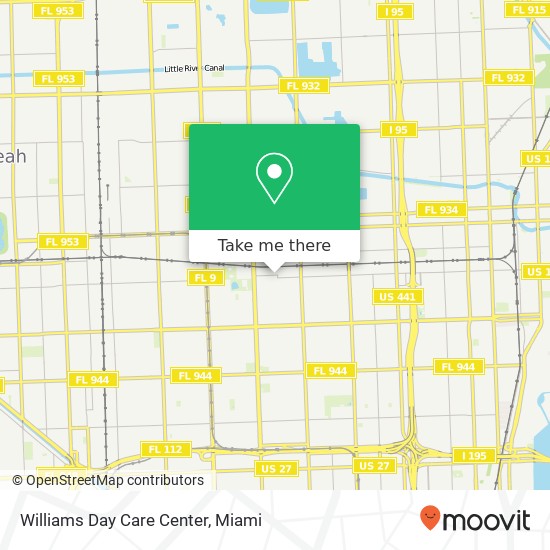 Williams Day Care Center map