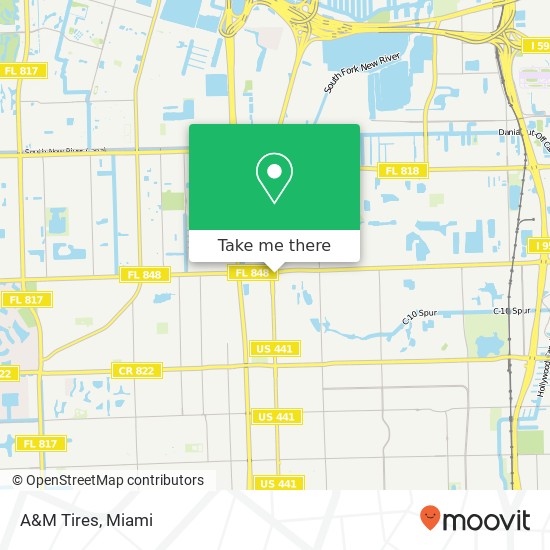 A&M Tires map