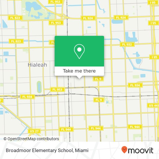 Mapa de Broadmoor Elementary School
