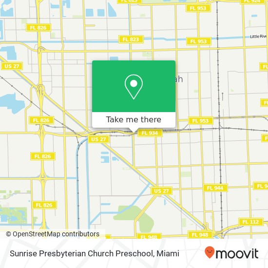 Sunrise Presbyterian Church Preschool map