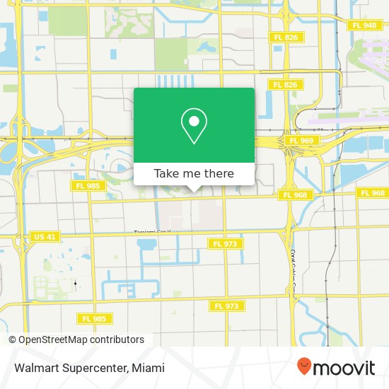 Walmart Supercenter map