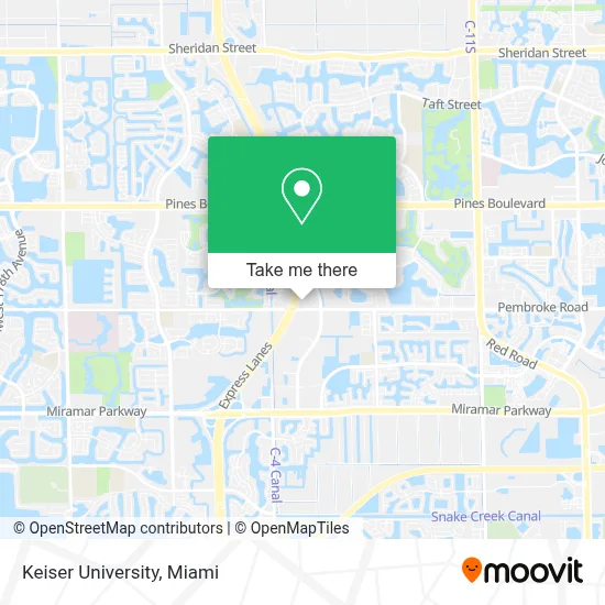 Keiser University map