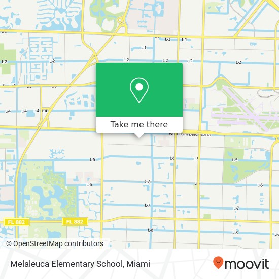 Mapa de Melaleuca Elementary School