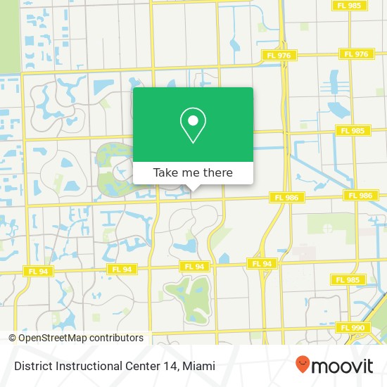 District Instructional Center 14 map