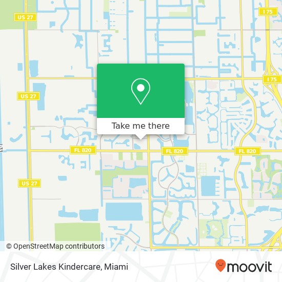 Silver Lakes Kindercare map