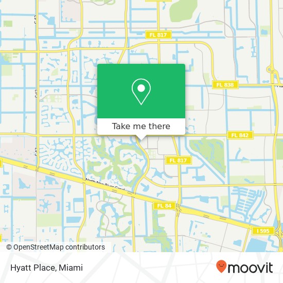 Mapa de Hyatt Place