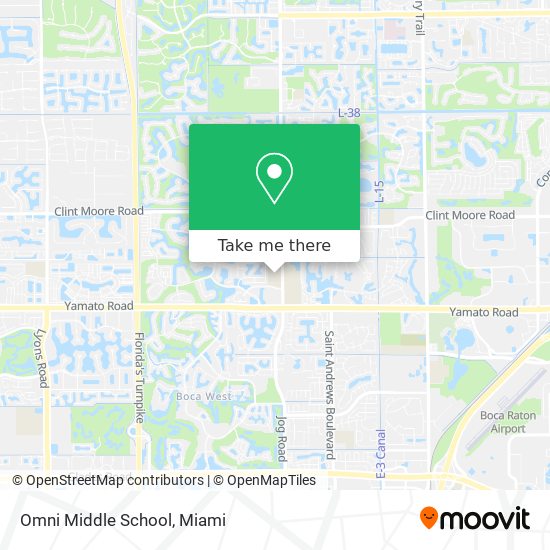 Mapa de Omni Middle School