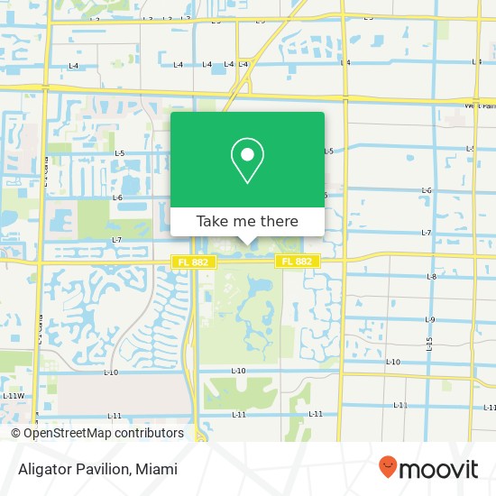 Aligator Pavilion map