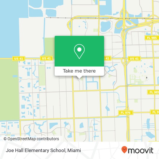 Mapa de Joe Hall Elementary School
