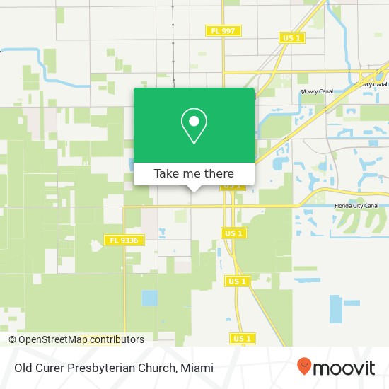 Mapa de Old Curer Presbyterian Church