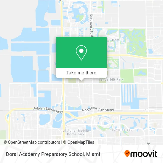 Doral Academy Preparatory School map
