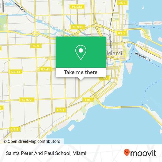 Saints Peter And Paul School map