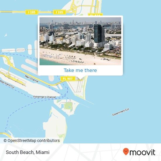 South Beach map