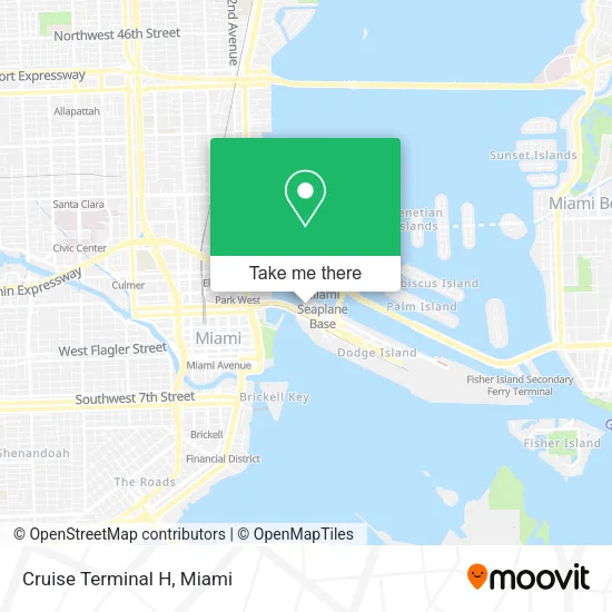 Mapa de Cruise Terminal H