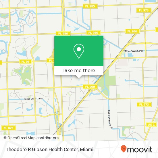 Theodore R Gibson Health Center map