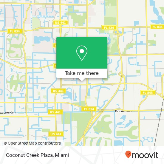 Coconut Creek Plaza map